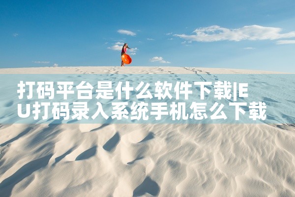 打码平台是什么软件下载